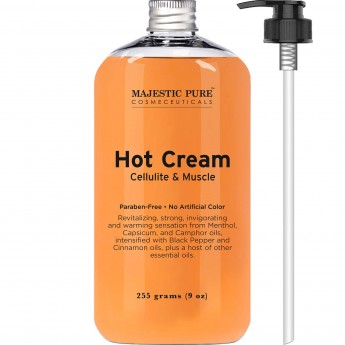 Антицеллюлитный крем NOW FOODS MAJESTIC PURE HOT CREAM 255 г