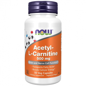 Бад NOW FOODS ACETYL L-CARNITINE 500 mg 50 капс