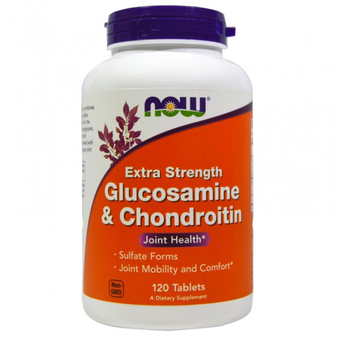 Глюкозамин и Хондроитин NOW FOODS Glucosamine & Chondroitin 120 таблеток NS32594