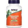 Калий NOW FOODS POTASSIUM CITRATE, 99 мг, 180 капсул NS29623