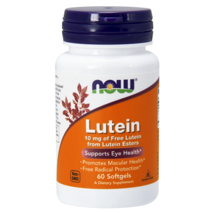 Лютеин NOW FOODS LUTEIN 10 MG (FROM ESTERS) 60 капсул NS28698